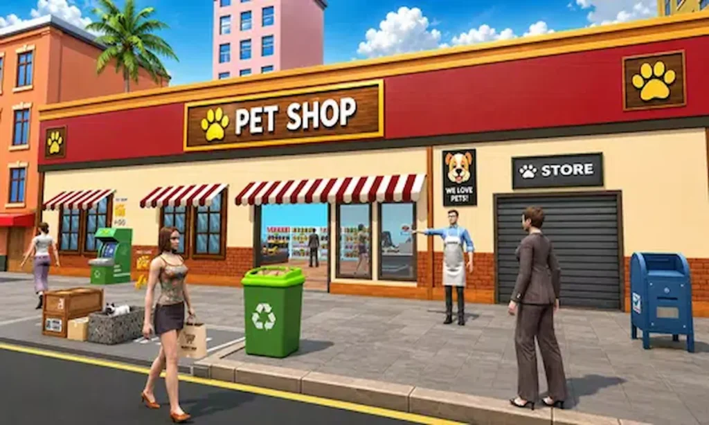 Pet Shop Journey Simulator Game